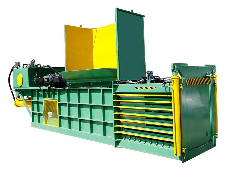 Horizontal baling press for recyclables: Shunyin's press for baling recyclable materials efficiently.