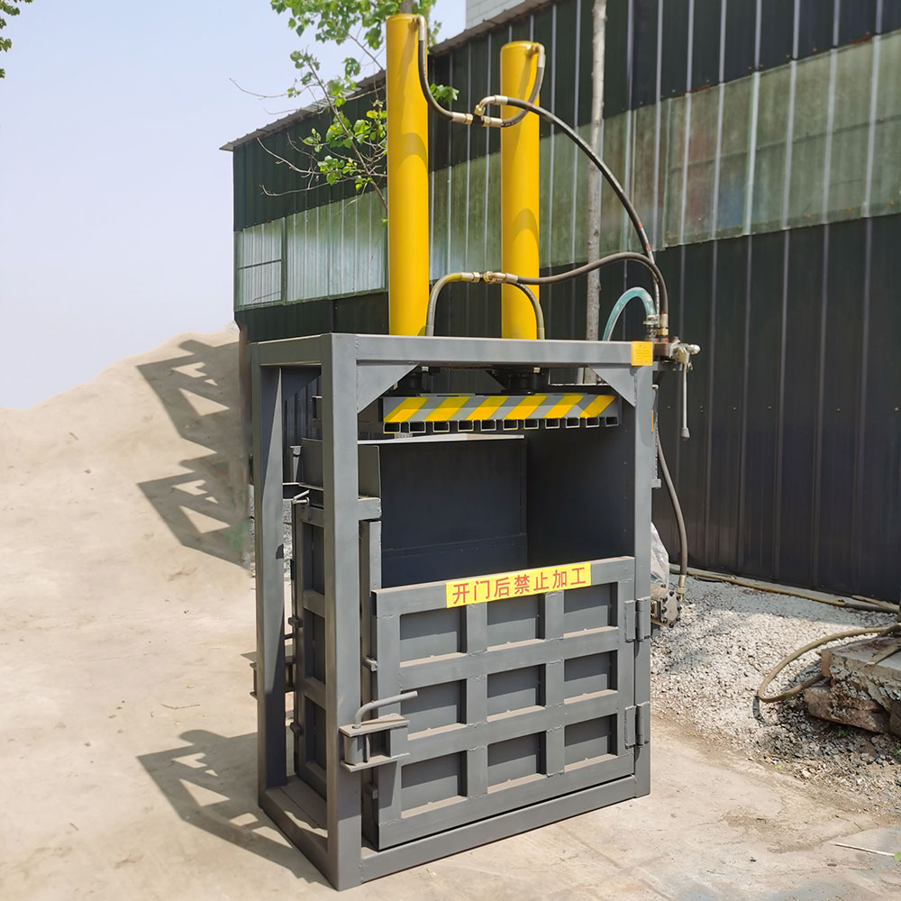 waste compaction baler for industrial applications