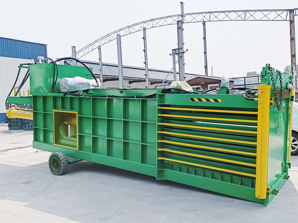 Horizontal cardboard baler for sale with affordable pricing and great features.