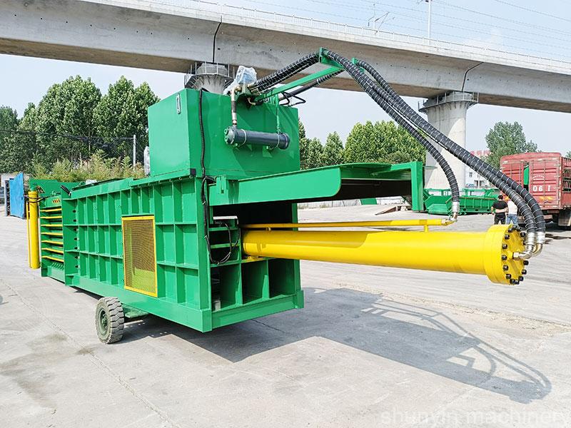 High-performance horizontal waste recycling baler by Shunyin.