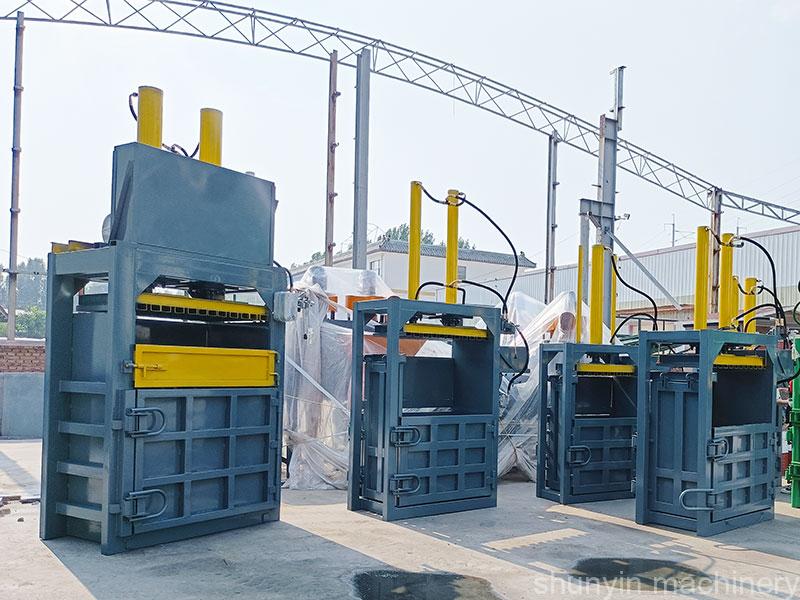 Automatic baler for high-efficiency waste processing