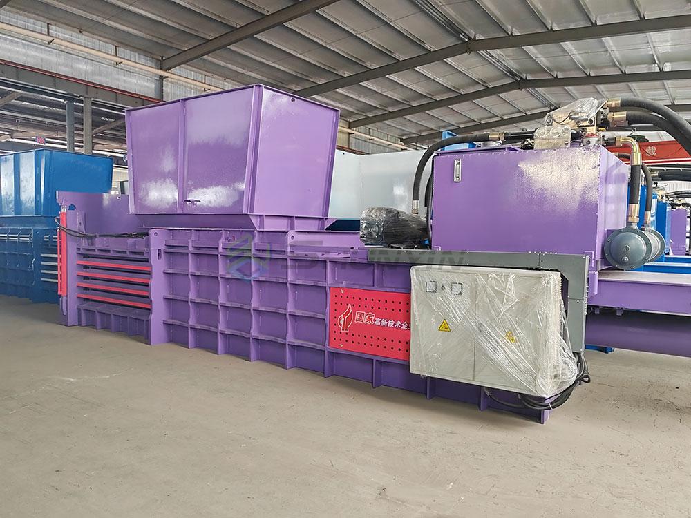 plastic film processing closeup