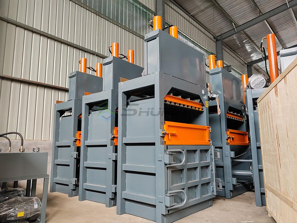 Vertical baler components