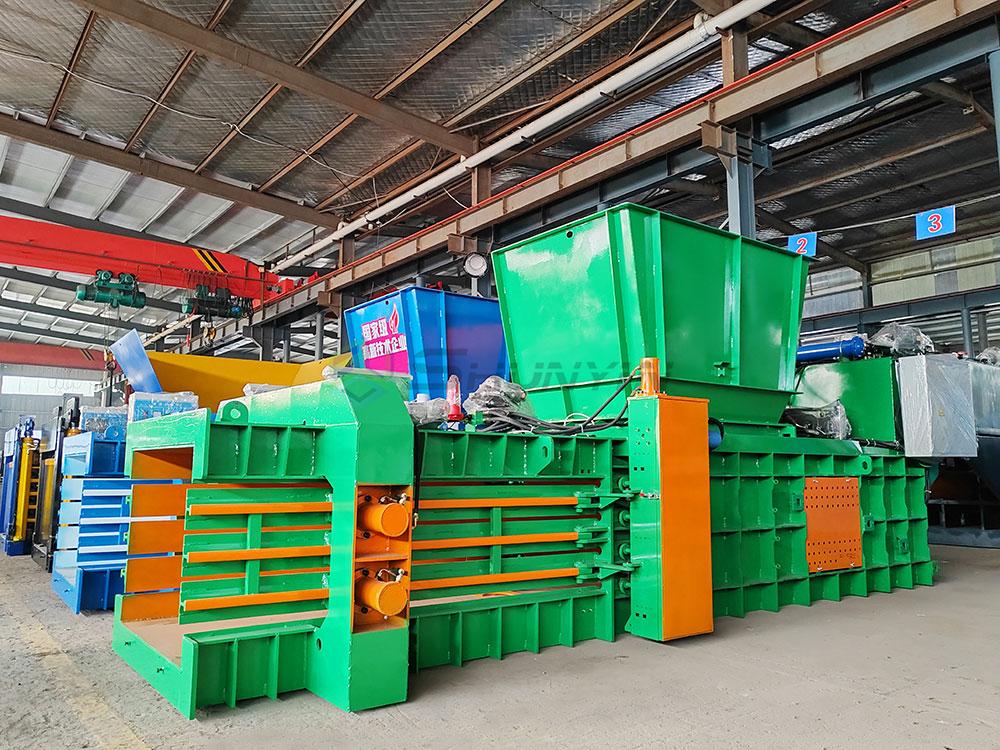 Corrosion-resistant balers for plastic bottle recycling plants