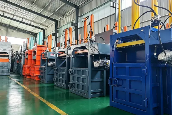 vertical baler manufacturers assembling hydraulic baling machines
