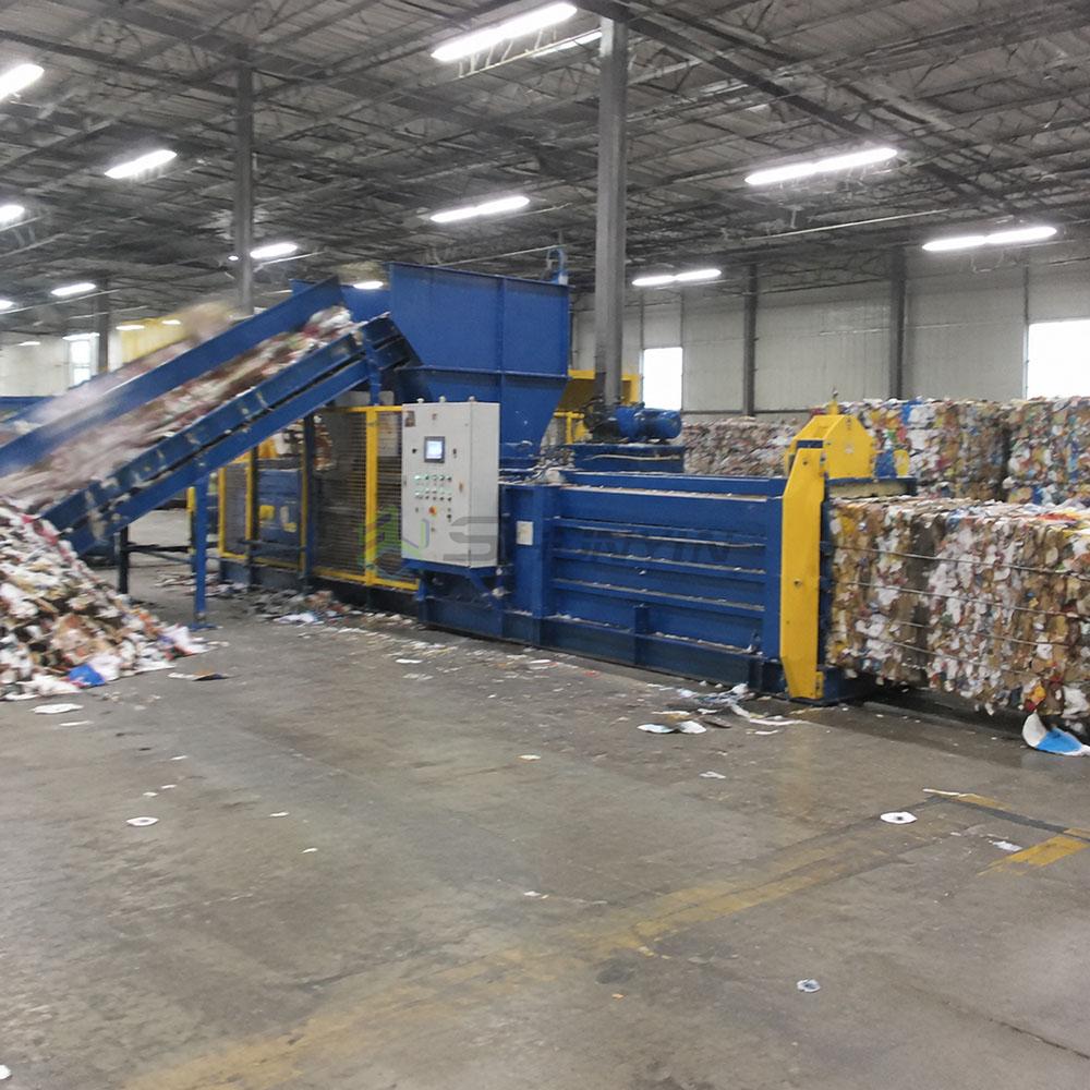baler automation levels recycling equipment efficiency