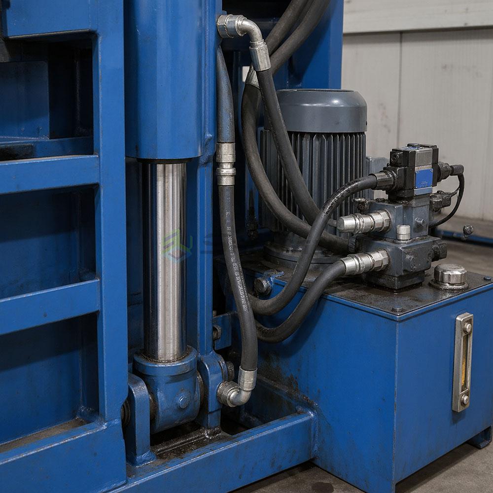 How hydraulic pressure works in balers and presses hydraulic system in material balers