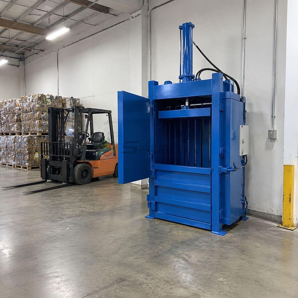 Vertical baler space planning space planning for balers