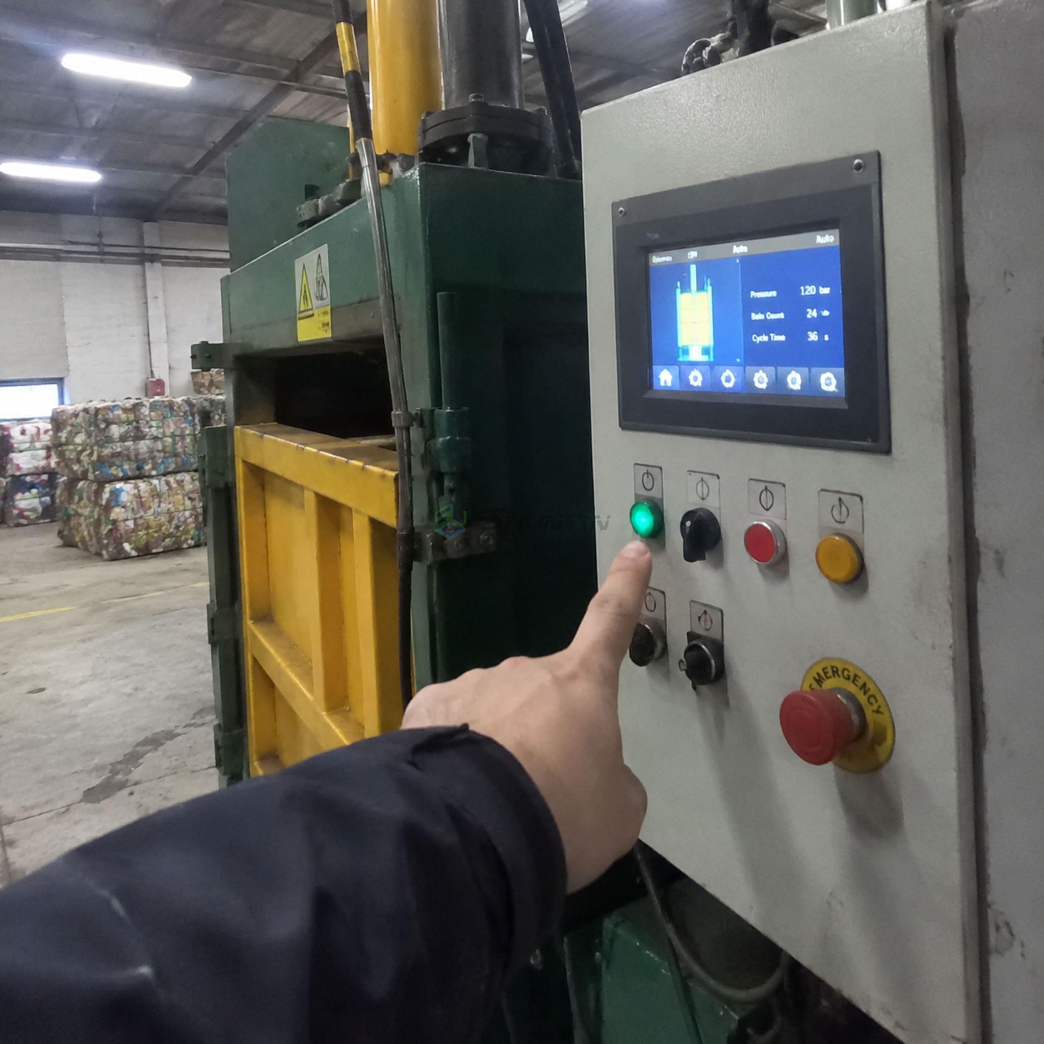 baler machine sourcing for recycling applications