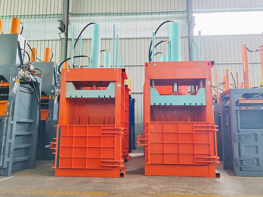 vertical baler waste baler for scrap